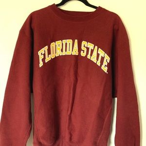 VTG FLORIDA STATE UNIVERSITY SWEATER! FSU! LG